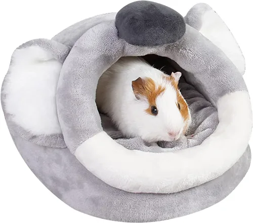 Miniatura 11 de LEFTSTARER Cama y Escondite para Conejo y Rata para Hurón, Erizo, Dormir y Ocultarse, Accesorios de Jaula de Juguetes para Pequeños Animales