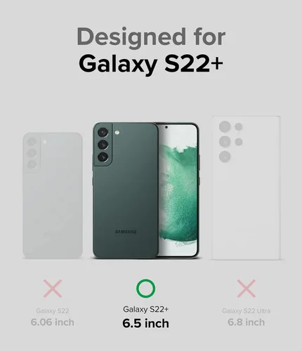 Miniatura 2 de Ringke Onyx - Funda compatible con Samsung Galaxy S22 Plus 5G (2022), resistente a los golpes, antideslizante, TPU delgada funda delgada para marino