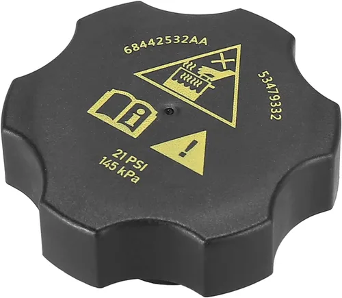 X AUTOHAUX Tapa de recuperación de depósito de refrigerante del radiador para Chrysler para Jeep para Dodge para Ram 2013-2021 reemplaza 68442532AA