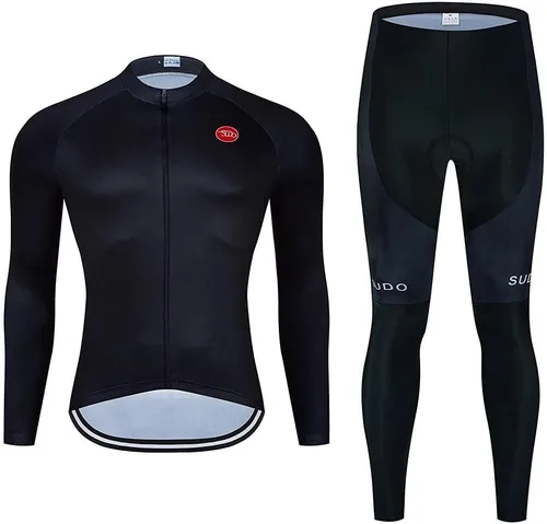 Conjunto de camiseta de ciclismo para hombre, manga larga, ropa de ciclismo, camisetas de bicicleta de carretera, camiseta de bicicleta con