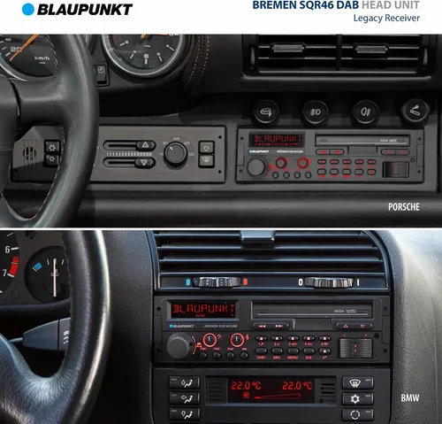 Miniatura 5 de BLAUPUNKT Bremen SQR 46 DAB Retro Car Stereo 80s Classic Bluetooth USB SD AUX - Negro