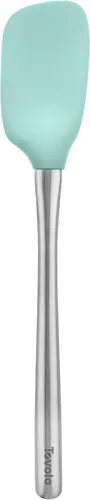 Miniatura 37 de Tovolo Flex-Core - Espátula con mango de acero inoxidable, cabeza de silicona resistente al calor y libre de BPA, segura para sartenes de hierro