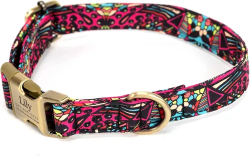 Miniatura 3 de Collar de perro personalizado con nombre y número de teléfono grabado, collar ajustable personalizado para cachorros, collar de algodón orgánico
