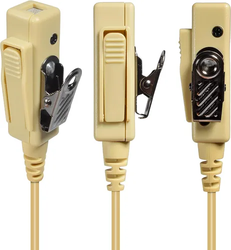 Miniatura 2 de HYS Auricular de vigilancia de 2 vías de radio de bobina acústica para Motorola XPR 6000 XPR6500 XPR6550 XPR 7000 XPR 7550 XiR-P8200 XiR-P8268 Beige