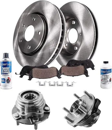 Miniatura 60 de Detroit Axle - Rotores de freno para Ford Mustang 2015 2016 2017 2018 2019 2020 2021 2022 2023 Rotores de freno de disco 2016 2017 2018 2019
