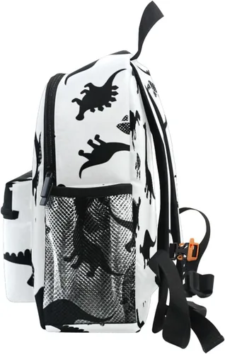 Miniatura 4 de Mochila personalizada con nombre de dinosaurio para niños pequeños, Multi, Tamaño único, Lindo