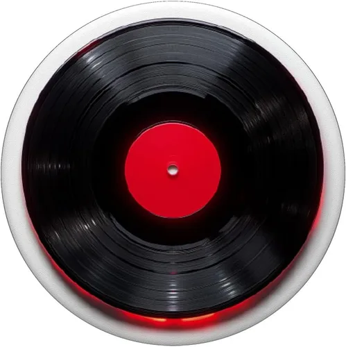 Miniatura 3 de Red Vinyl Record Player Vinyl Collector Retro Music Lover PopSockets Adhesive PopGrip