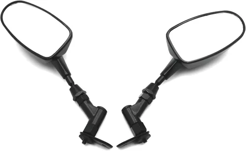 Miniatura 4 de Mini Espejos para Motocicleta Honda CBR 600RR Kawasaki Ninja 636 ZX6R Yamaha YZF R6 R1 Negro