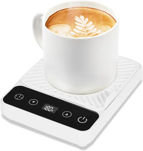 Miniatura 9 de Calentador de tazas – Calentador eléctrico de taza de café con temporizador, calentador de taza de café para escritorio apagado automático, control