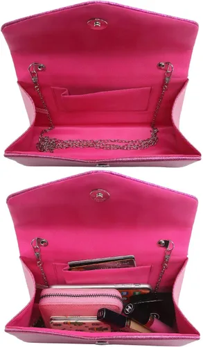 Miniatura 16 de Dasein Bolso de noche para mujer, embragues de fiesta, bolsos de boda, cóctel, baile de graduación, bolsos con purpurina esmerilada