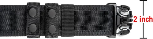 Miniatura 5 de LUITON Cinturón táctico para hombre – Rigger Molle estilo militar de combate de 2 pulgadas para policía y seguridad