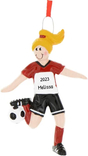 Miniatura 9 de Adornos de fútbol 3D para niño para árbol de Navidad, adorno de fútbol personalizado 2025, adornos de Navidad personalizados para niños, regalos