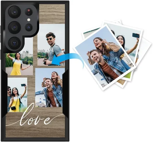 Miniatura 149 de Funda protectora personalizada para Samsung Galaxy S22 Ultra 5G (versión 2022), funda protectora de doble capa resistente con múltiples fotos, a
