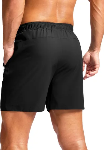 Miniatura 2 de G Gradual Pantalones cortos deportivos para correr para hombre con bolsillos con cremallera, de secado rápido, de 7 pulgadas, 5 pulgadas, 9