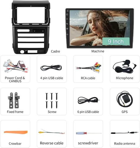Miniatura 7 de Actualización de radio de 2 GB+64 GB para Ford F150 2009-2012 (Auto AC de gama alta) con pantalla táctil HD de 9 pulgadas, CarPlay