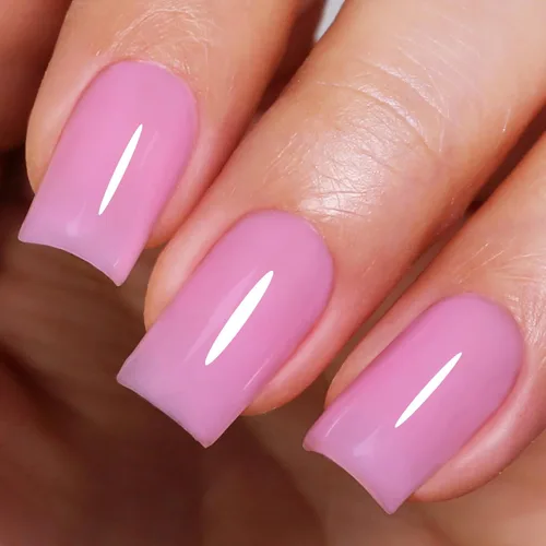Miniatura 13 de Esmalte de uñas en gel color rosa transparente, 15ml, color rosa translúcido Jelly, esmalte de uñas en gel UV/LED que se absorbe para manicura