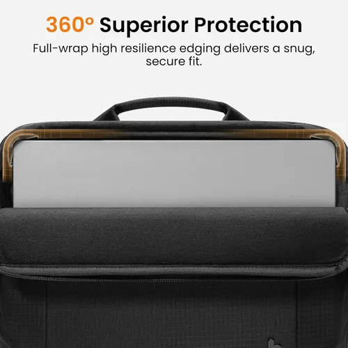 Miniatura 5 de tomtoc Funda protectora de 360° para MacBook Air M5/A3449 (2026), M4/A3240, M3/A3113, M2/A2681, M1/A2337, resistente al agua, con CornerArmor