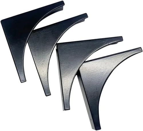Miniatura 8 de Protector de esquina de metal, 4 piezas, soportes decorativos de esquina para muebles, cajas de madera, escritorios, marco de madera, protectores