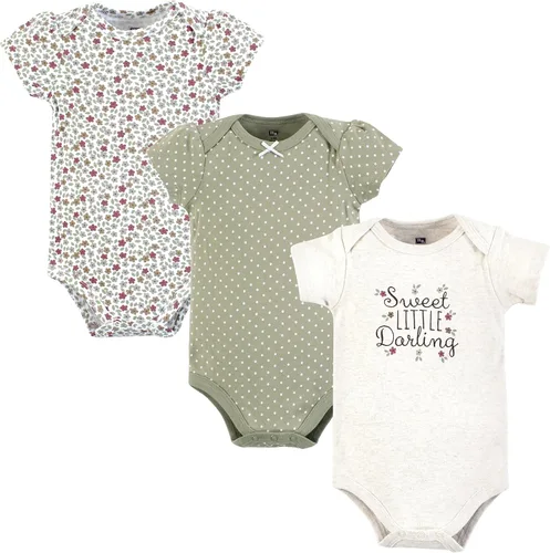 Miniatura 389 de Hudson Baby baby-girls Cotton Bodysuits 3-pack