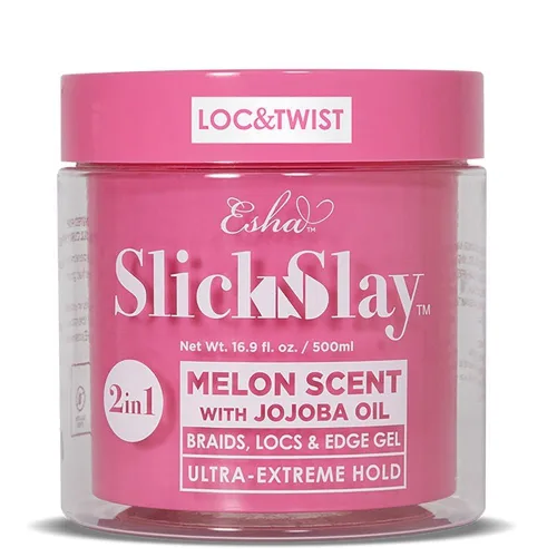 Miniatura 16 de Esha Slick N Slay Gel para Trenzar – Gel Hidratante, Acondicionador y Brillante de Sujeción Ultra Extrema 3-en-1 para Cabello – Gel de Fijación