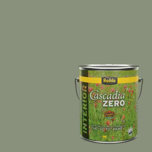 Miniatura 54 de Rodda Paint CASCADIA XL Pintura e imprimación satinada exterior en uno, cuarto de galón, Aquafir