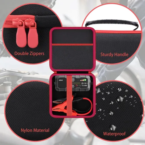 Miniatura 5 de Funda de almacenamiento de protección compatible con Boost GB40 / GB20 / GBX45 UltraSafe Jump Starter batería de litio y accesorios