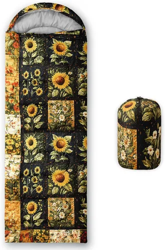 Miniatura 16 de Saco de dormir con estampado lneffble, sacos de dormir, saco de dormir para acampar al aire libre, adecuado para niños, portátil para niños y niñas