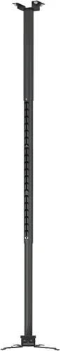 Soporte para proyector, altura ajustable de 55 a 79 pulgadas, soporte de techo universal de movimiento completo, peso máximo de 22 libras y brazos