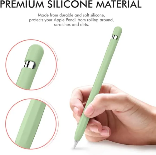 Miniatura 3 de AhaStyle Funda protectora de silicona antideslizante [kit de correas de adaptador de cable añadido] compatible con iPad Pencil de 1ª