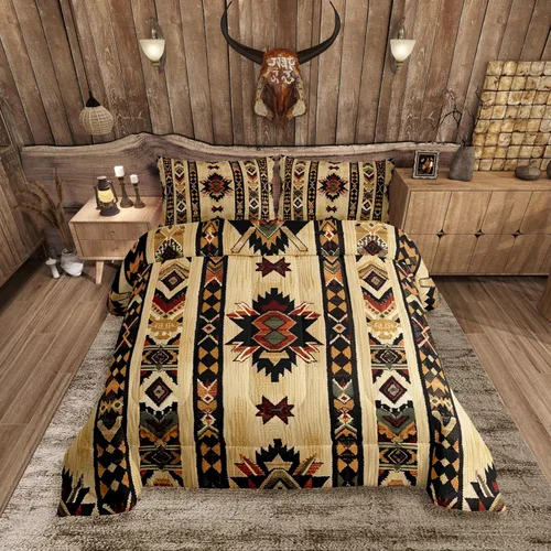 Miniatura 12 de Feelyou Juego de ropa de cama de vaca de las Highland para niños, edredón de ganado con girasol para niñas, adolescentes, juego de edredón