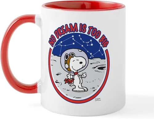 Miniatura 30 de CafePress Crabby Snoopy - Taza de café de cerámica (11 oz)