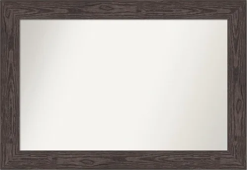 Miniatura 63 de Amanti Art Espejo personalizado, espejo de baño negro puente, espejo de pared o espejo de tocador de baño sobre el fregadero (26 x 26 pulgadas)