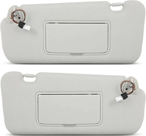 Miniatura 10 de Visor de sol para pasajero derecho gris sin techo solar para 2002-2005 para Dodge para Ram 1500, 2003-2005 para Dodge para Ram 2500, 2003-2005