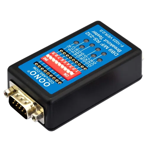 Miniatura 2 de Probador de ruptura RS232 con monitor LED, módulo de ruptura DB9 macho a hembra