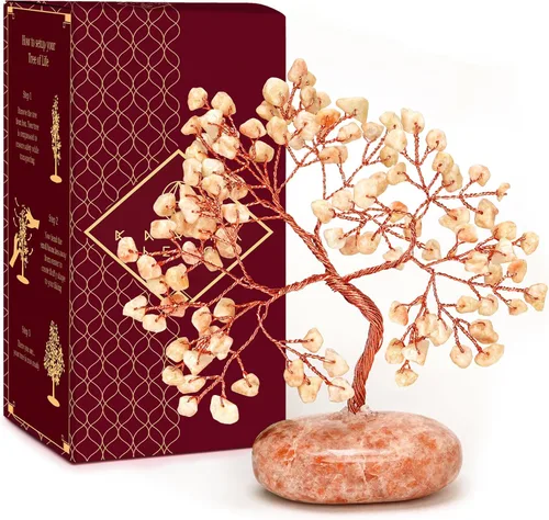 Miniatura 15 de Árbol de la vida hecho a mano de cristal de 7 chakras, regalos únicos de cumpleaños y aniversario para mujeres, madres y amigos Decoración