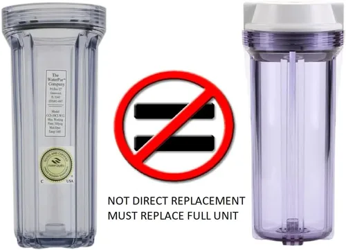IPW Industries | 2 filtros de agua de ósmosis inversa de bloque de carbono CC-10-CA y cartucho de filtro CCI-10CLW NPT de 1/4 "para Water Pur