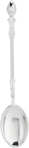 Miniatura 4 de Kit de cuchara de café con soporte en forma de cisne de aleación de zinc y 6 cucharas de café de acero inoxidable, juego de cucharas de comida