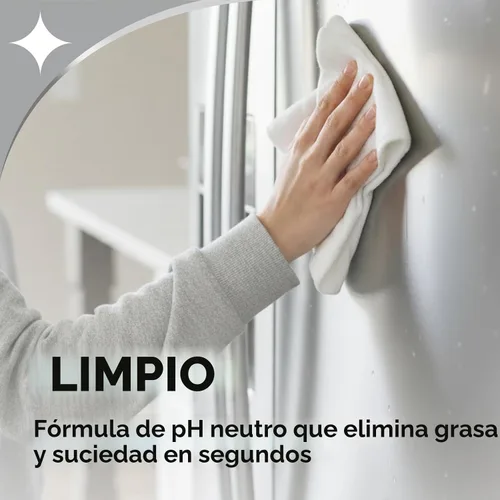 Miniatura 4 de Limpiador y pulidor de acero inoxidable Weiman - Protege los electrodomésticos de las huellas dactilares y deja un brillo sin manchas