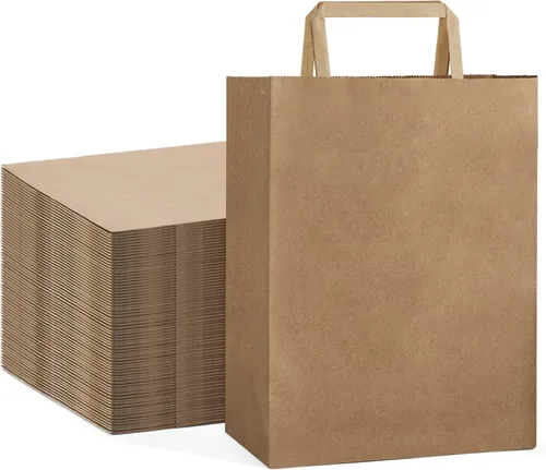 Miniatura 14 de GSSUSA Bolsas de regalo de papel de 5.25 x 3.75 x 8 pulgadas, paquete de 20000 bolsas de regalo para el día de San Valentín con asas, bolsa de papel