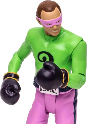 Miniatura 3 de McFarlane Toys DC Batman 1966 Serie de TV The Riddler Figura de acción [Boxeo]