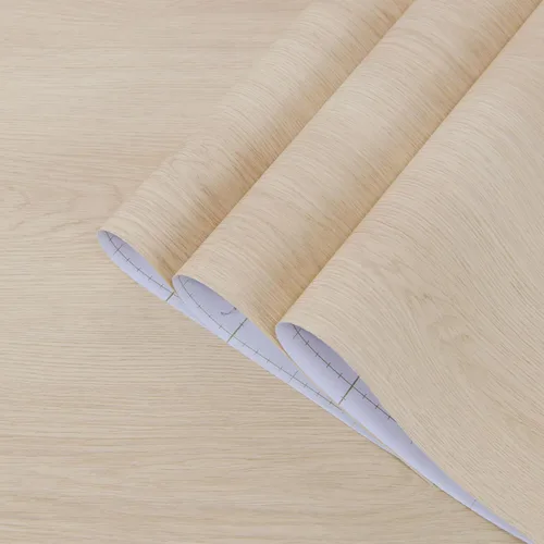 Miniatura 10 de TOTIO Papel tapiz de madera de roble extra ancho, color beige y blanco, vinilo de grano de madera de roble, papel de contacto de roble, despegar