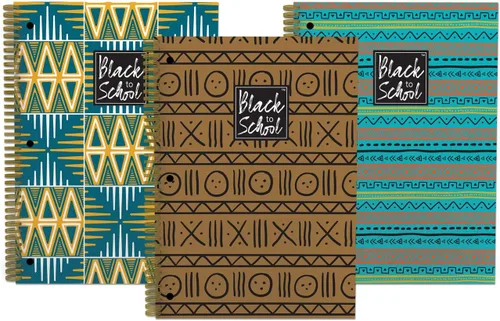 African American Expressions Juego de cuadernos – Paquete de 3 diarios a juego – 1 materia, juego de cuadernos de una sola sección, encuadernado en
