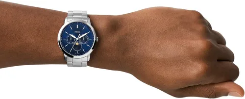 Miniatura 4 de Fossil Mens Neutra Stainless Steel Quartz Moonphase Multifunction Watch