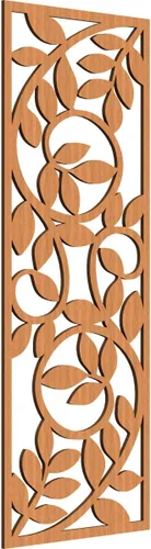 Miniatura 59 de 9 3/8"W x 24 3/8"H x 1/4"T Utica Decorativo Fretwork Madera Paneles de Pared, Abedul