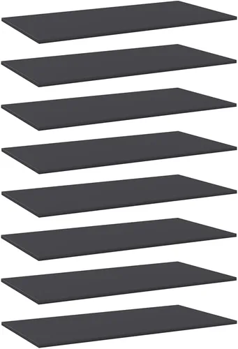 Miniatura 44 de Tableros de estantería 8 piezas, tablones de repuesto para estantería, estante de madera, estante de melamina, madera sin terminar, para renovar