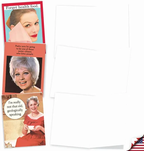 Miniatura 2 de The Best Card Company - 10 tarjetas de felicitación divertidas en blanco para mujer (4 x 5.12 pulgadas) - Surtido en caja para todas las ocasiones