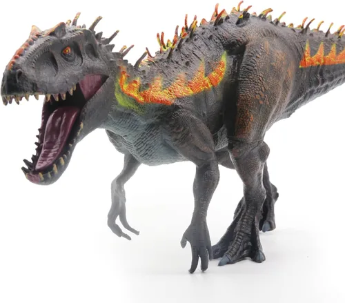 Miniatura 5 de SIENON Juguete de Dinosaurio Grande Tiranosaurio Rex de 13.4", Figura Realista de Dinosaurio Jurásico de Plástico, Modelo D-Rex Pintado a Mano Juego