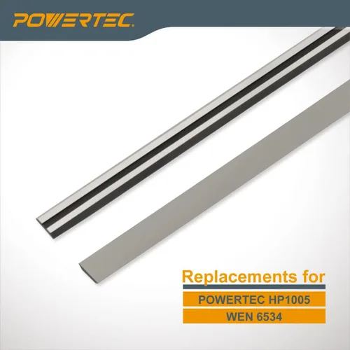 Miniatura 4 de POWERTEC 12838V 4-3/8 pulgadas de carburo de mano de repuesto para Powertec HP1005, WEN 6534 - Juego de 2 unidades (paquete de 2)