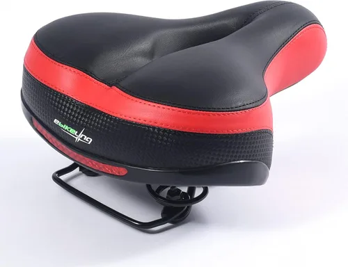 Miniatura 7 de EBIKELING Asiento de bicicleta de doble absorción de golpes, suave y cómodo, acolchado para hombres y mujeres, cómodo, espuma viscoelástica, ajuste