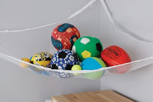 Miniatura 7 de Little Chicks Hamaca de red de peluche para animales de peluche, organizador de esquina y soporte para juguetes, almacenamiento colgante extragrande